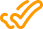 Orange checkmarks on black background